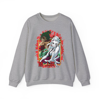 Daki Gyutaro Demon Slayer Sweatshirt – 100% Cotton Anime Pullover for Upper Moon Fans