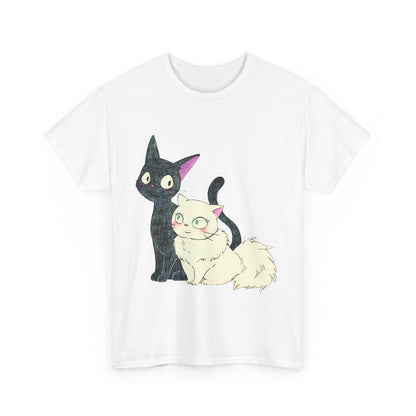 Jiji Cat Lover Shirt – Ghibli Anime Cotton Tee for Cat Fans