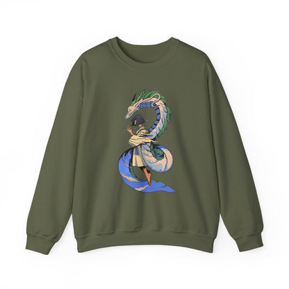 Haku Spirited Away Sweatshirt – 100% Cotton Studio Ghibli Anime Pullover
