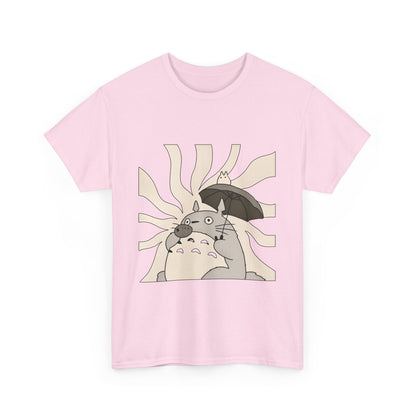 Totoro Eating Shirt – 100% Cotton Ghibli T-Shirt for Anime Fans