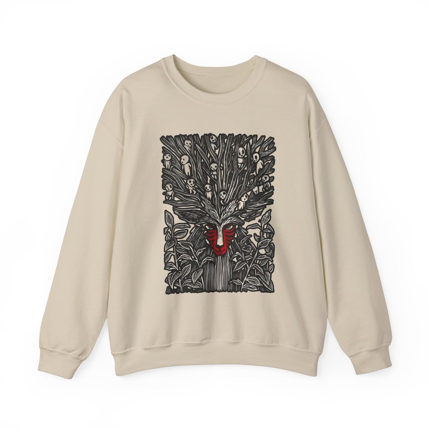 Forest Spirit Studio Ghibli Sweatshirt – 100% Cotton Cozy Anime Pullover for Ghibli Fans