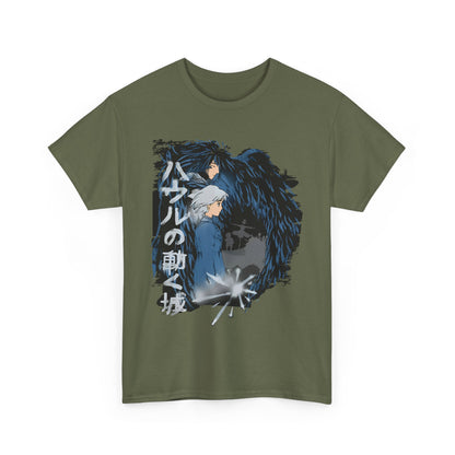 Howl & Sophie T-Shirt – 100% Cotton Studio Ghibli Anime Tee Inspired by Howl’s Moving Castle