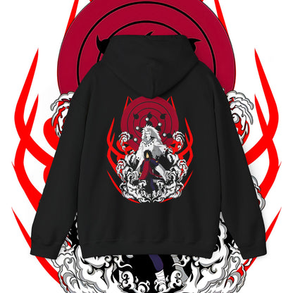 Madara Uchiha Naruto Back Print Hoodie 100% Cotton
