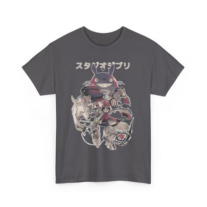 Totoro Ghibli Miyazaki T-Shirt – 100% Cotton Anime Tee for Fans
