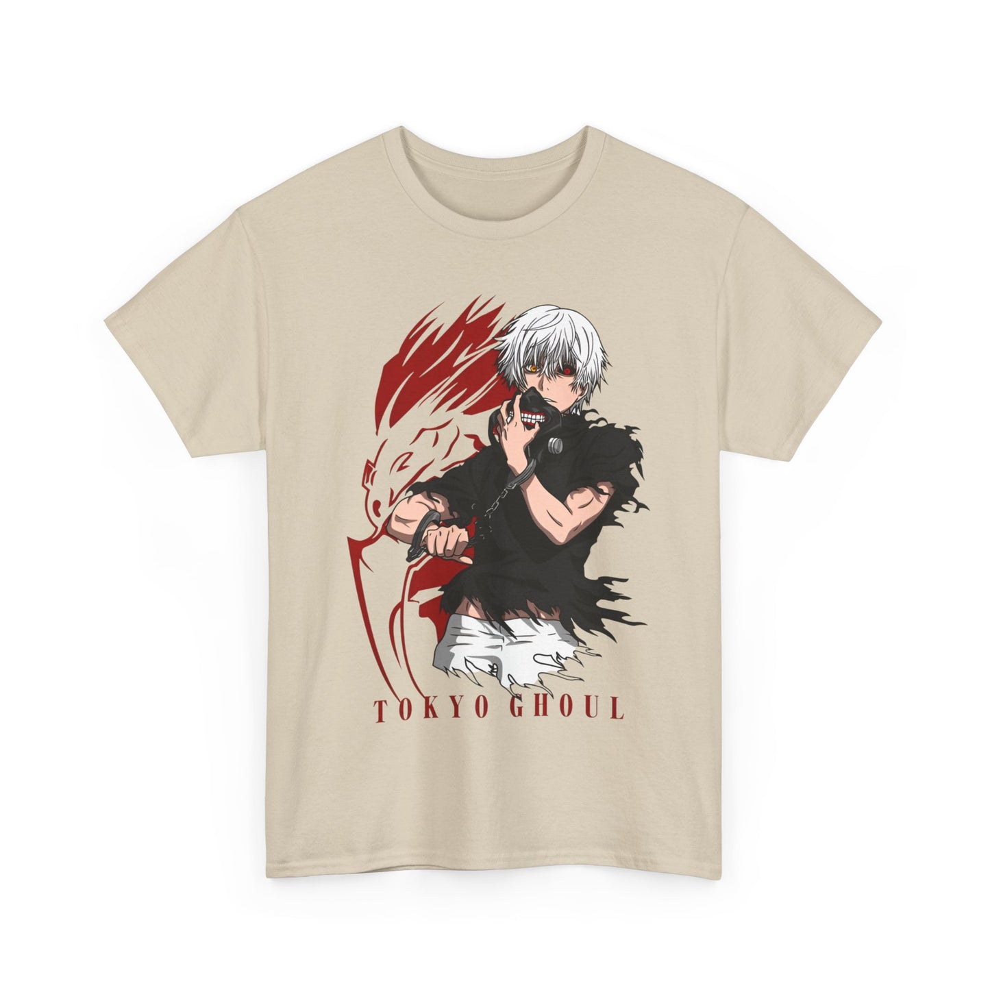 Ken Kaneki Tokyo Ghoul T-Shirt – 100% Cotton Anime Tee for Ghoul Fans