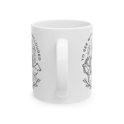 Princess Mononoke Art Mug – Studio Ghibli Ceramic Coffee Cup – 11oz & 15oz Anime Gift for Ghibli Fans