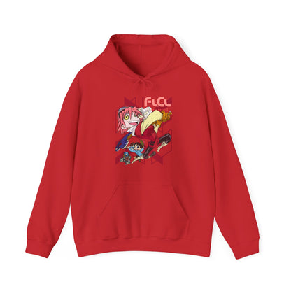 FLCL Hoodie – 100% Cotton Gildan 18500 | Fooly Cooly Classic Anime Hoodie for True Fans