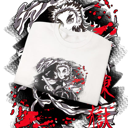 Kyojuro Rengoku Demon Slayer Hashira Sweatshirt | 100% Cotton Anime Pullover