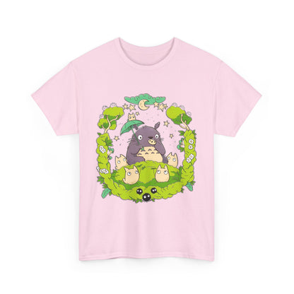 Totoro Forest Magic T-Shirt – 100% Cotton Studio Ghibli Anime Tee Inspired by My Neighbor Totoro