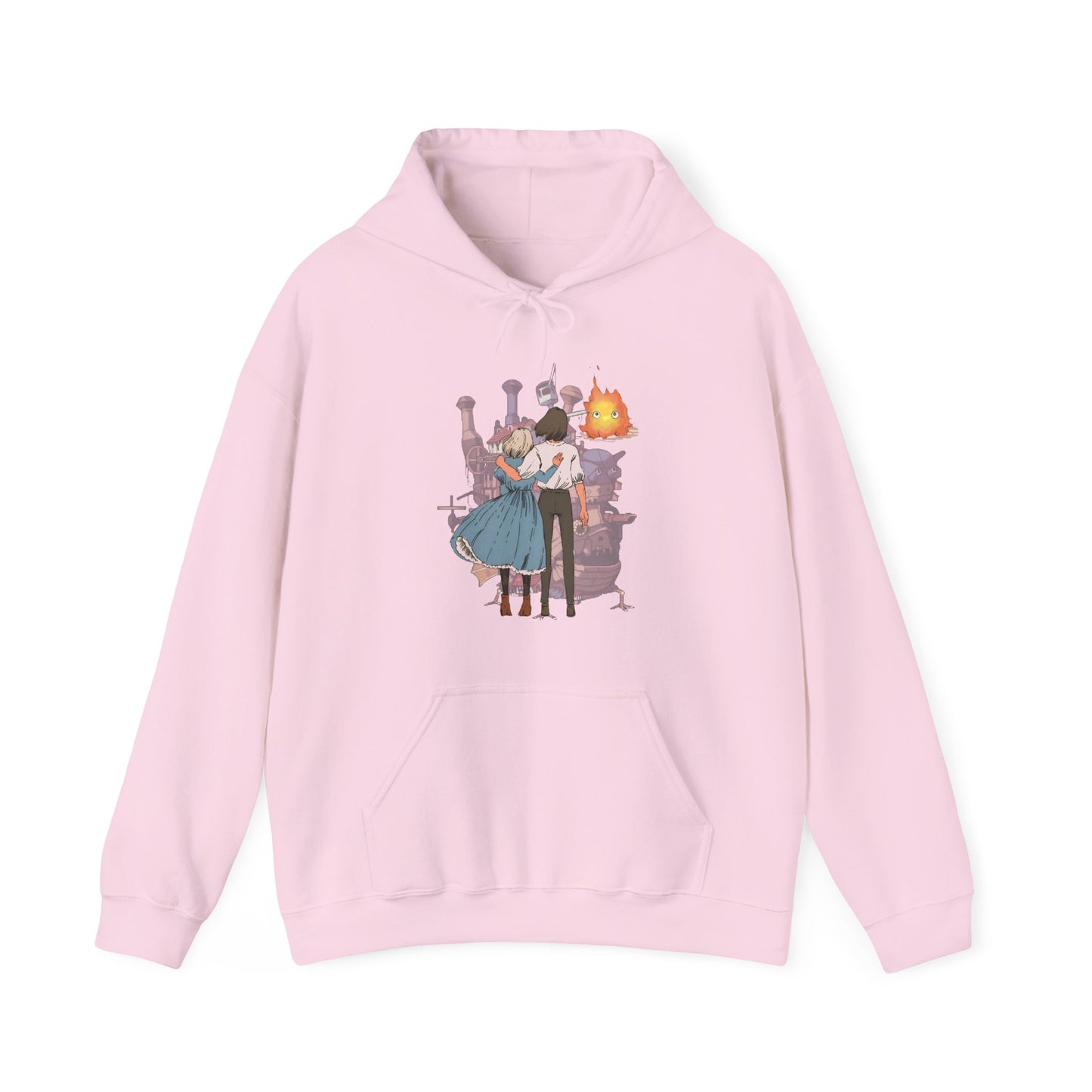 Howl's Moving Castle Love Hoodie – 100% Cotton Studio Ghibli Anime Pullover
