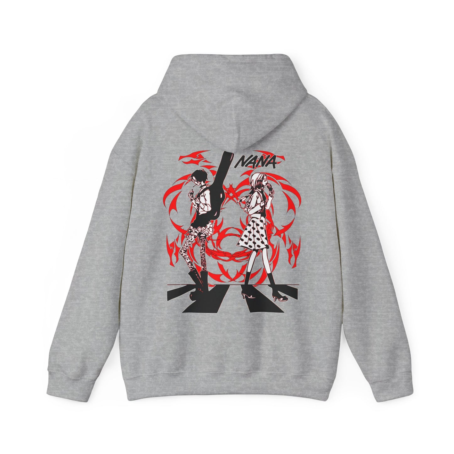 Nana Osaki Black Stones Hoodie – 100% Cotton with Back Print | Punk Rock Anime Streetwear