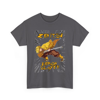 Zenitsu Agatsuma T-Shirt – 100% Cotton Demon Slayer Anime Shirt