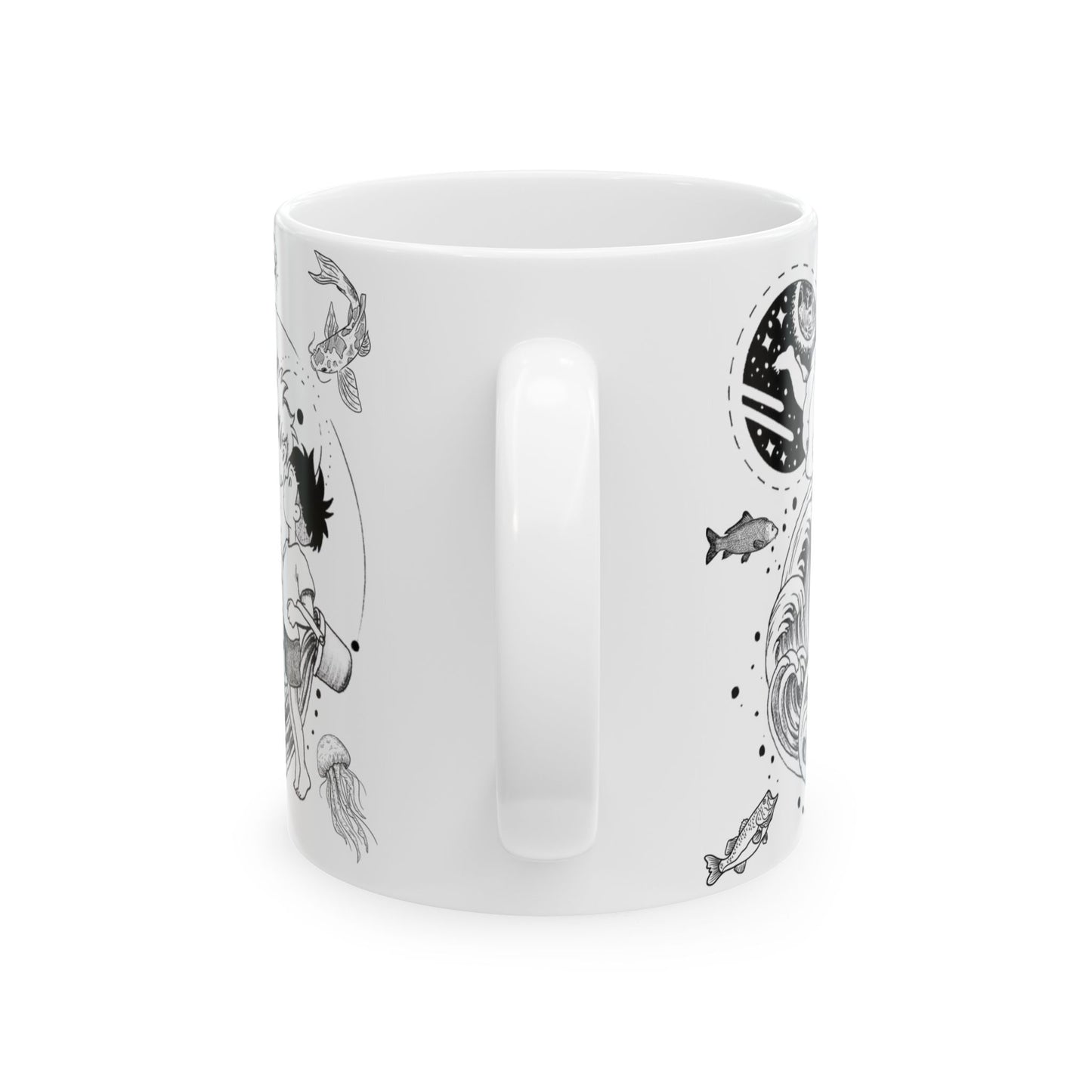 Ponyo World Sea Mug – Studio Ghibli Ocean Fantasy Cup 11oz & 15oz – Cute Anime Coffee Gift for Fans