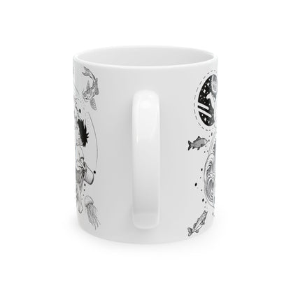Ponyo World Sea Mug – Studio Ghibli Ocean Fantasy Cup 11oz & 15oz – Cute Anime Coffee Gift for Fans