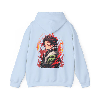 Tanjiro Kamado Back Print Hoodie | 100% Cotton Demon Slayer Hashira Hoodie