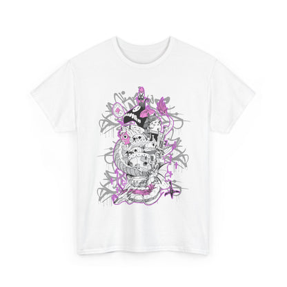 Studio Ghibli Art Deco T-Shirt | Anime Cotton Graphic Tee