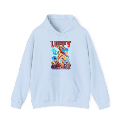 Luffy and Friends One Piece Hoodie – 100% Cotton Anime Sweatshirt for True Fans
