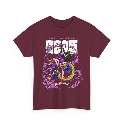 Boa Hancock T-Shirt – 100% Cotton One Piece Anime Tee for Fans