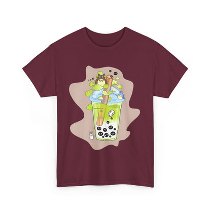 Ghibli Characters Smoothie T-Shirt | 100% Cotton Studio Ghibli Anime Tee