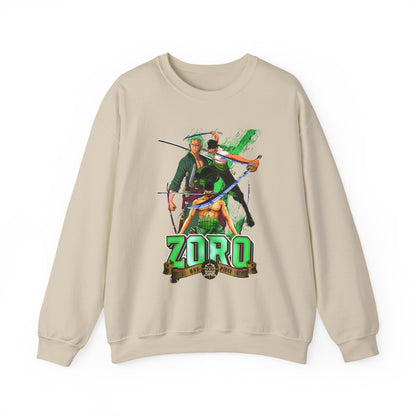 Roronoa Zoro Sword Sweatshirt – 100% Cotton One Piece Anime Pullover for True Fans