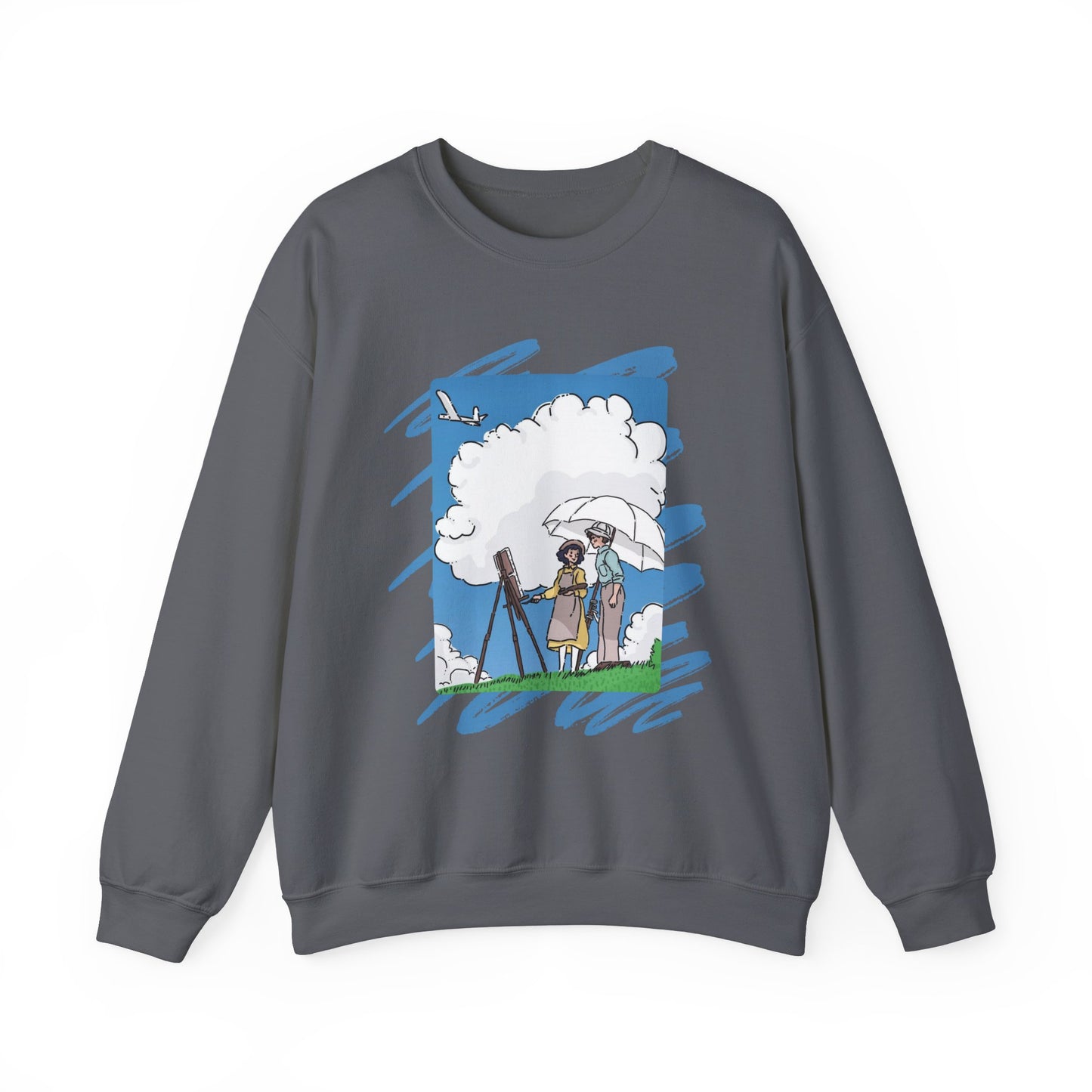 The Wind Rises Studio Ghibli Sweatshirt – 100% Cotton Cozy Anime Pullover for Ghibli Fans