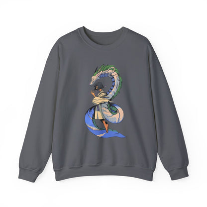 Haku Spirited Away Sweatshirt – 100% Cotton Studio Ghibli Anime Pullover