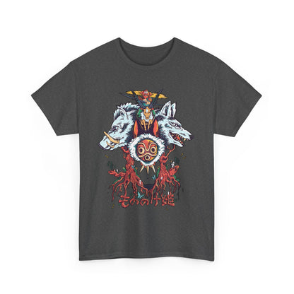 Mononoke Princess Shirt – Ghibli Cotton T-Shirt for Anime Lovers