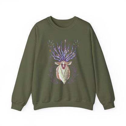 Forest Spirit Sweatshirt – 100% Cotton Princess Mononoke Pullover | Studio Ghibli Anime Sweater