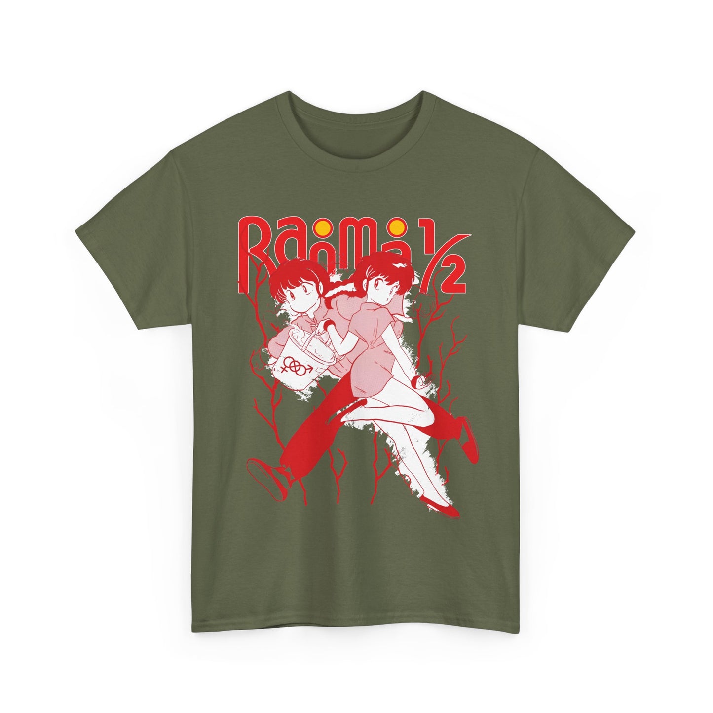 Ranma ½ Funny T-Shirt – 100% Cotton Classic Anime Tee with Hilarious Ranma Design