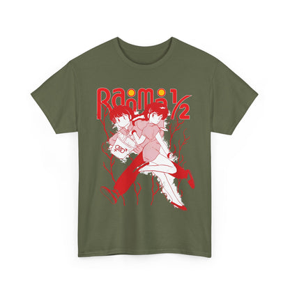 Ranma ½ Funny T-Shirt – 100% Cotton Classic Anime Tee with Hilarious Ranma Design