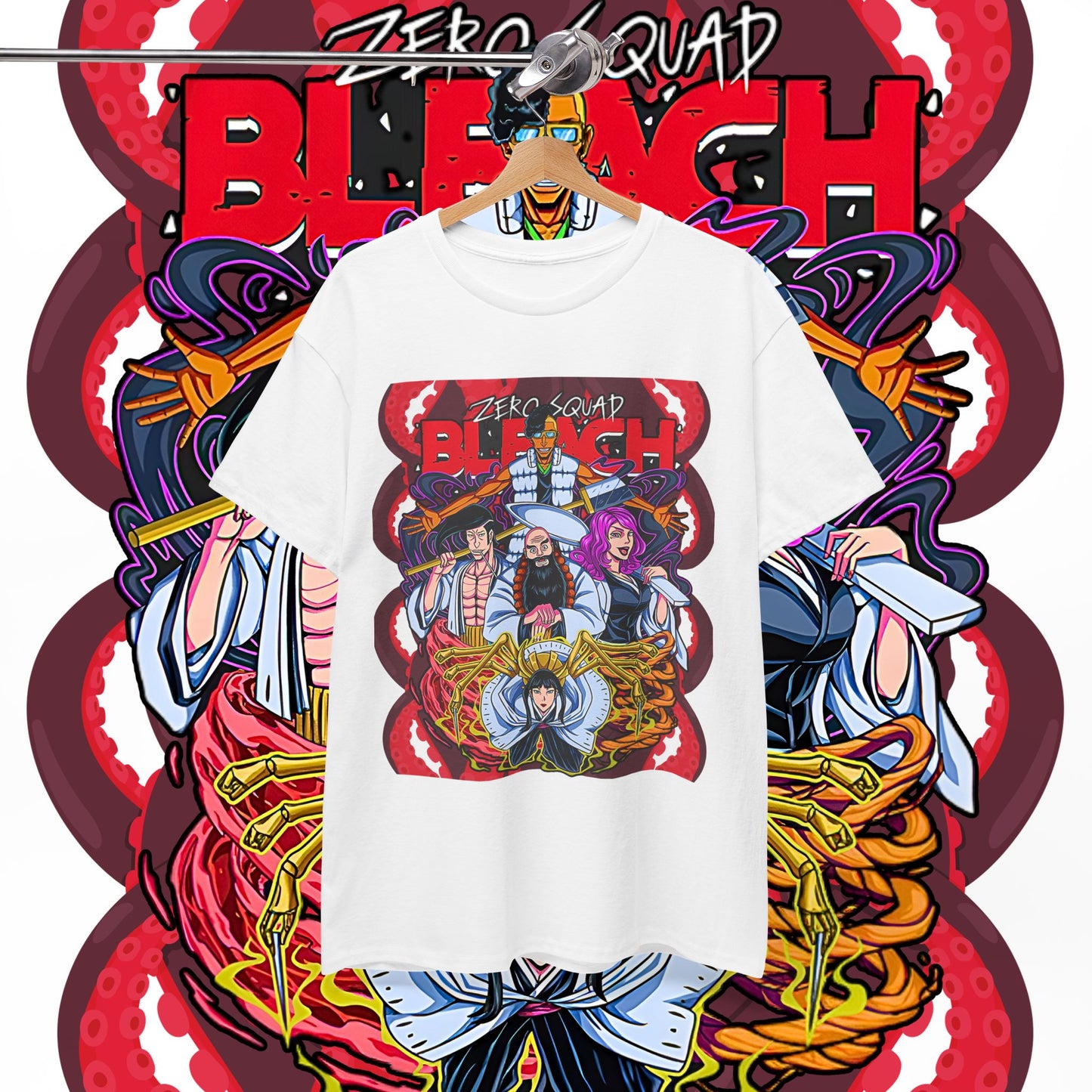 Zero Squad Bleach Cotton T-Shirt | Premium Anime Streetwear Tee