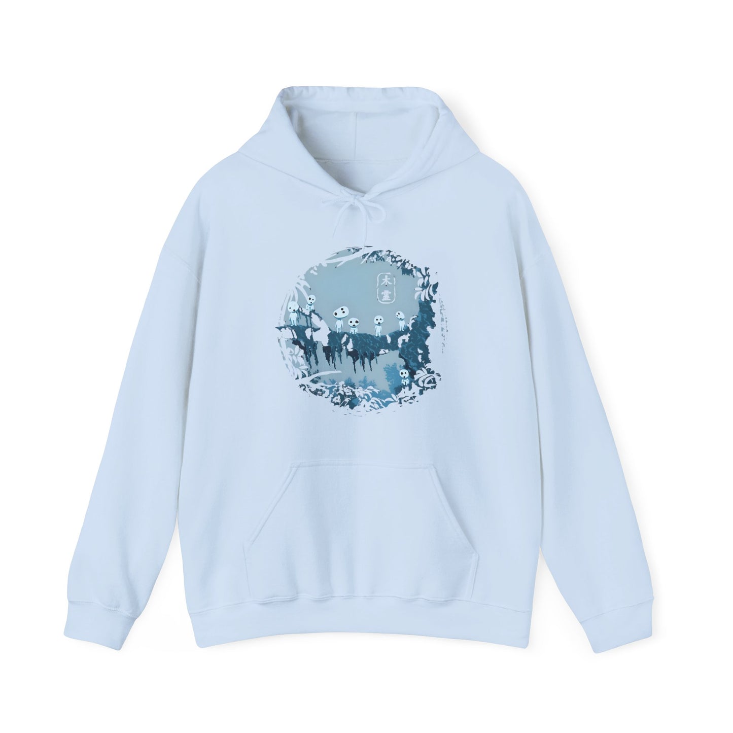 Kodama Tree Forest Hoodie – 100% Cotton Studio Ghibli Hoodie Inspired by Princess Mononoke