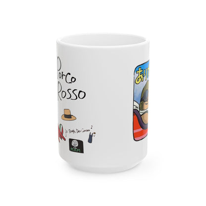 Porco Rosso Tribute Mug – Studio Ghibli Ceramic Cup – 11oz & 15oz Anime Coffee Gift