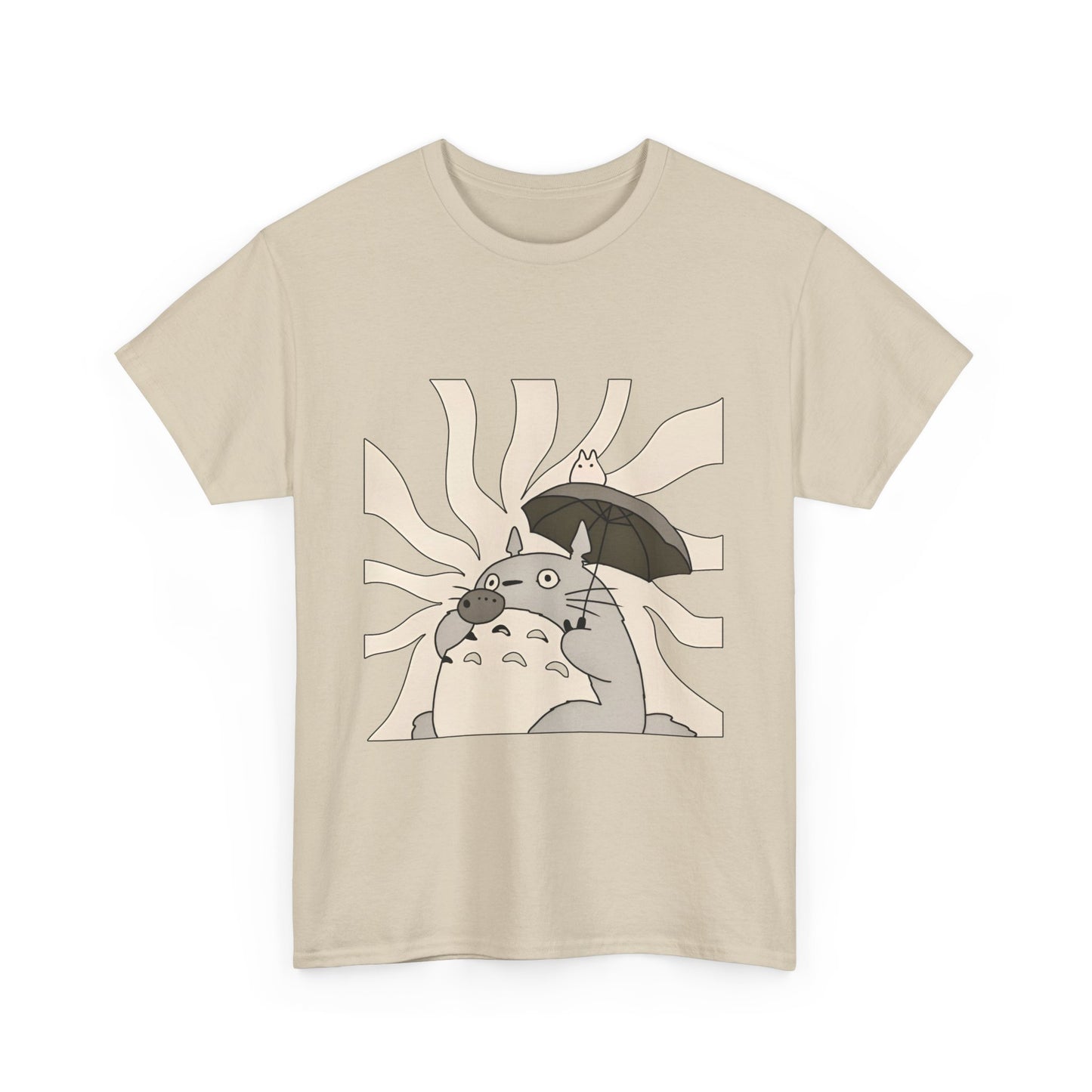 Totoro Eating Shirt – 100% Cotton Ghibli T-Shirt for Anime Fans