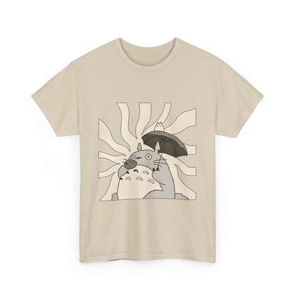 Totoro Eating Shirt – 100% Cotton Ghibli T-Shirt for Anime Fans