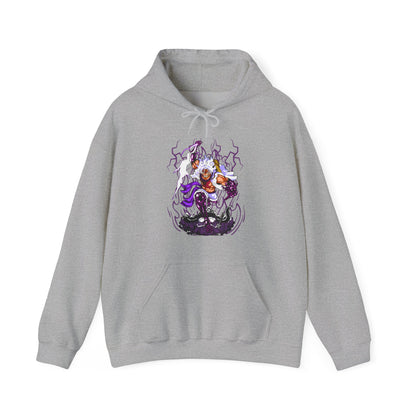 Luffy Gear 5 One Piece Hoodie – 100% Cotton Anime Hoodie for Straw Hat Fans