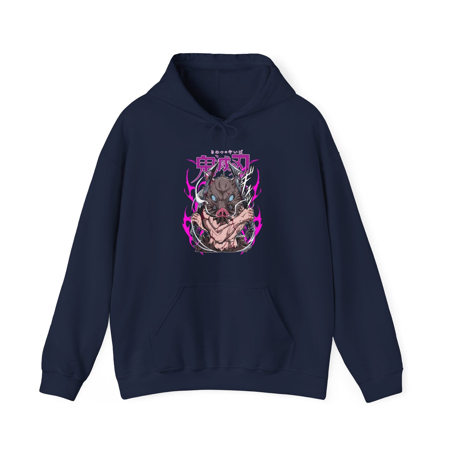Inosuke Hashibira Demon Slayer Hoodie – 100% Cotton Anime Hoodie for Boar Head Fans