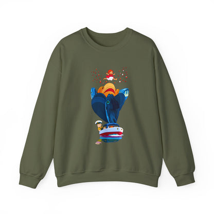 Ponyo and Sosuke Sea Dreams Sweatshirt – 100% Cotton Studio Ghibli Anime Pullover