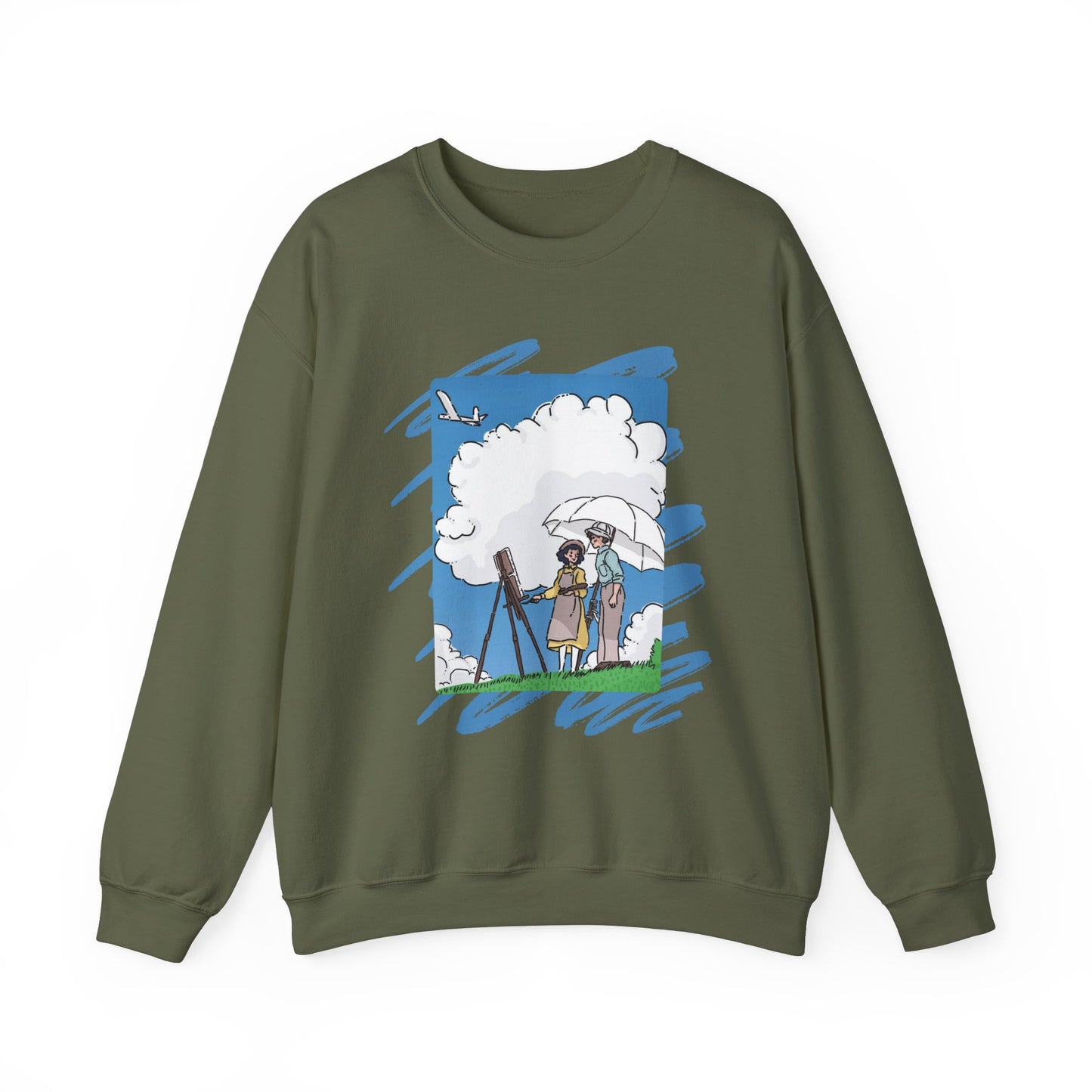 The Wind Rises Studio Ghibli Sweatshirt – 100% Cotton Cozy Anime Pullover for Ghibli Fans