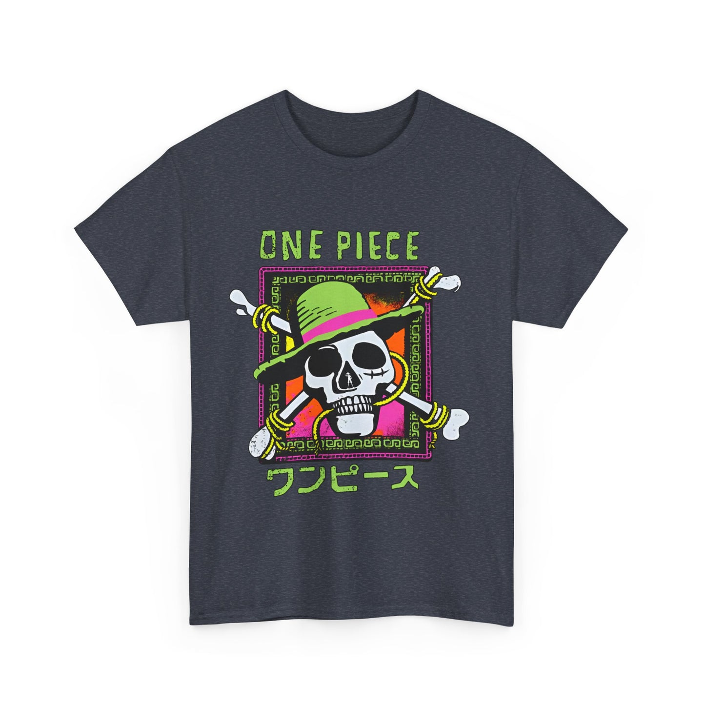 "Straw Hat Pirates One Piece T-Shirt – 100% Cotton Anime Tee for True Fans"