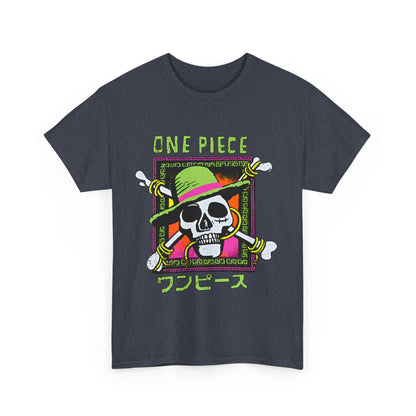 "Straw Hat Pirates One Piece T-Shirt – 100% Cotton Anime Tee for True Fans"