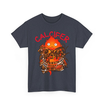 Calcifer Castle T-Shirt | 100% Cotton Howl’s Moving Castle Ghibli Tee