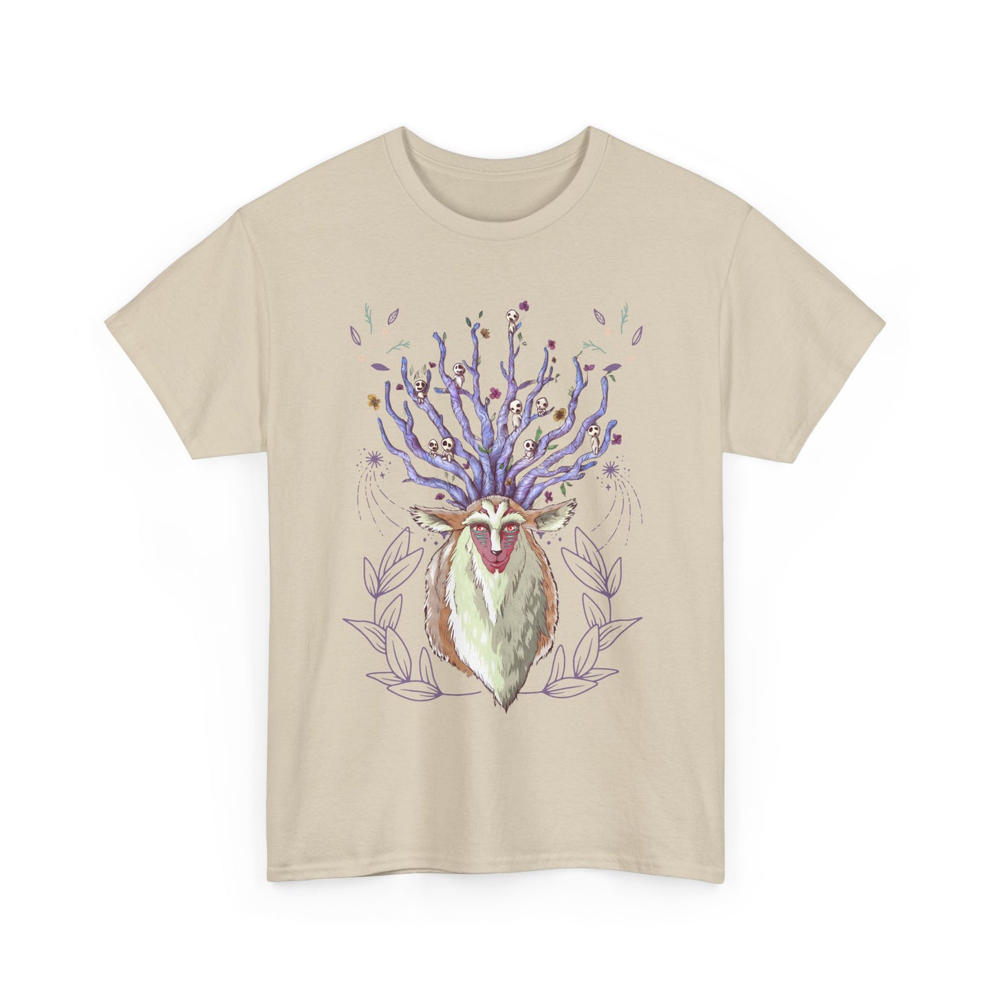 Forest Spirit T-Shirt – 100% Cotton Princess Mononoke Shirt | Studio Ghibli Forest God Tee