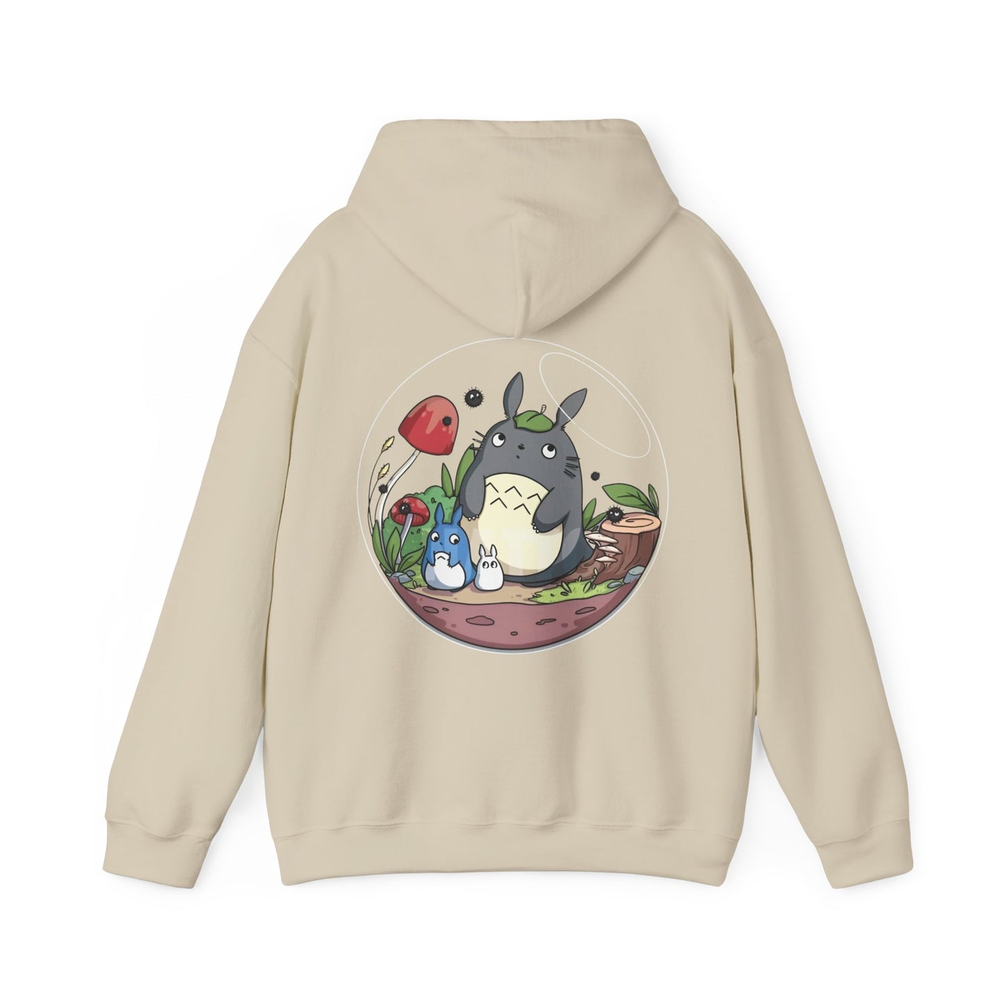 Totoro in a Bubble Hoodie | Studio Ghibli 100% Cotton Back Print Sweatshirt