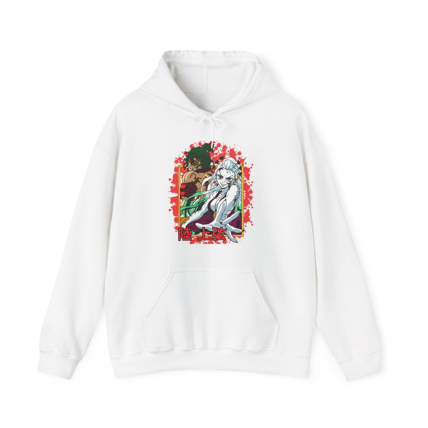 Daki Gyutaro Demon Slayer Hoodie – 100% Cotton Anime Hoodie for Upper Moon Fans