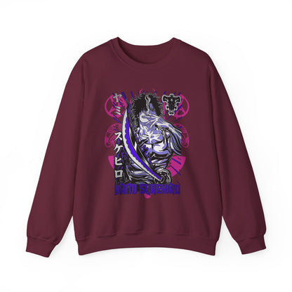 Yami Sukehiro Black Clover Sweatshirt – 100% Cotton Anime Pullover for True Fans