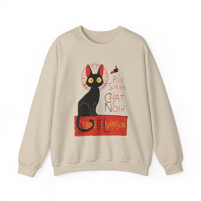 Kiki's Delivery Service Sweatshirt – 100% Cotton Studio Ghibli "Service de Livraison" Cozy Pullover