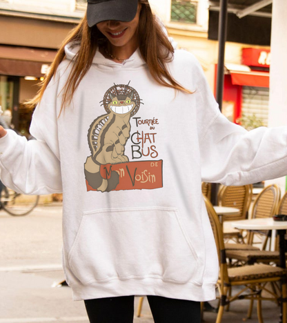 Catbus Studio Ghibli Hoodie – 100% Cotton My Neighbor Totoro Hoodie for Anime and Ghibli Fans
