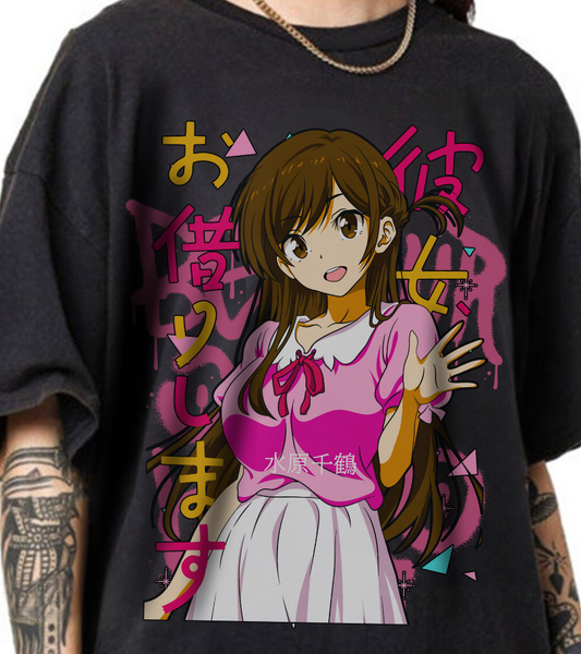 Chizuru Mizuhara T-Shirt – 100% Cotton Anime Tee from Rent a Girlfriend