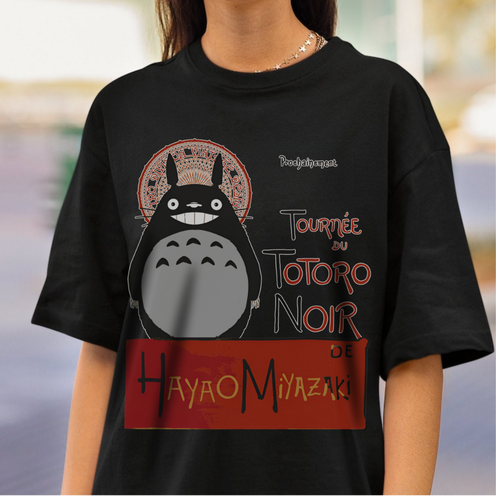 Totoro Hayao Miyazaki Art T-Shirt | 100% Cotton Studio Ghibli Tee